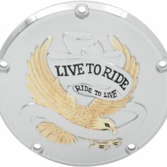 LIVE TO RIDE DERBY COVER GOLD 5-HOLE
