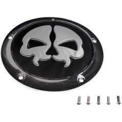 COVER DERBY SPLIT SKULL 5-HOLE BLACK