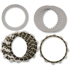 CLUTCH FRICTION & STEEL PLATE KIT CARBON/STEEL