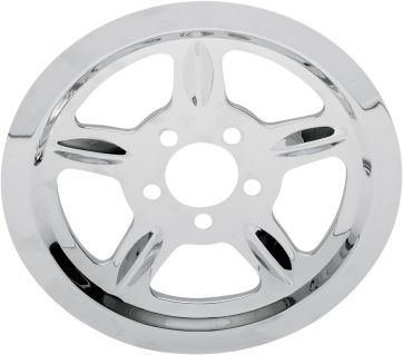 REAR BELT PULLEY COVER CHROME
