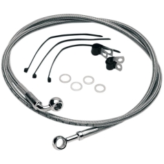 FRONT BRAKE LINE STAINLESS STEEL
