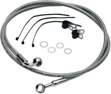 FRONT BRAKE LINE STAINLESS STEEL