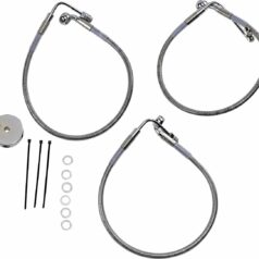 FRONT BRAKE LINE STAINLESS STEEL