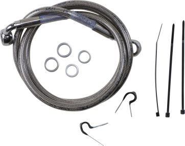 FRONT BRAKE LINE STAINLESS STEEL