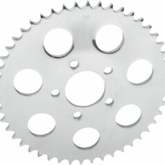 REAR CHAIN SPROCKET 530 DISHED 49T STEEL/CHROME