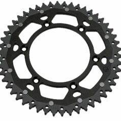 REAR SPROCKET / 50 TEETH / 428 PITCH / BLACK|NATURAL / ALUMINUM|STEEL