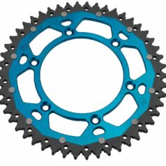 REAR SPROCKET / 50 TEETH / 520 PITCH / BLUE|NATURAL / ALUMINUM|STEEL