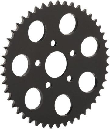 SPROCKET REAR WHEEL 46T DISH GLOSS BLACK