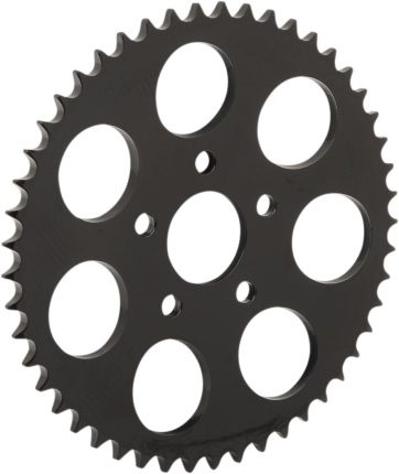 SPROCKET REAR WHEEL 49T DISH GLOSS BLACK