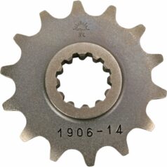 JTF1906.14 FRONT REPLACEMENT SPROCKET 14 TEETH 420 PITCH NATURAL STEEL