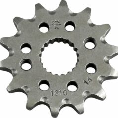 JTF1310.14SC FRONT SELF CLEANING SPROCKET 14 TEETH 420 PITCH NATURAL SCM420 CHROMOLY STEEL ALLOY