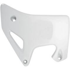 RADIATOR COVER HONDA CR80 WHITE