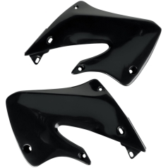RADIATOR COVERS HONDA CR125/250 BLACK