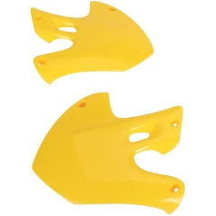 RADIATOR COVERS SUZUKI RM125/250 RM-YELLOW