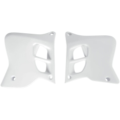 RADIATOR COVERS YAMAHA YZ125/250 WHITE
