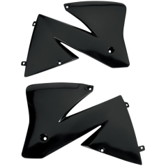 RADIATOR COVERS KTM 2/4-STROKE (01-02) BLACK