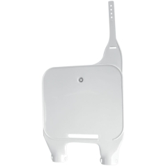 FRONT NUMBER PLATE (USD) KTM (90-92) WHITE