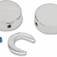SWINGARM PIVOT BOLT COVERS CHROME