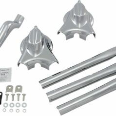 SWINGARM COVERS CHROME