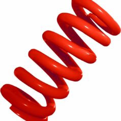 SHOCK SPRING REAR  HEAVY DUTY 930lb RATE RED