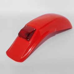 VINTAGE UNI ENDURO REAR FENDER W/ TAILLIGHT (83-93) RED