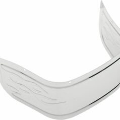 FRONT FENDER CHROME SKIRT FLAME