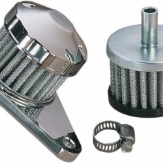 CRANKCASE BREATHER FILTER CHROME