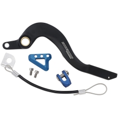 Moose Racing bakbromspedal alu blå CNC‑tipp – Yamaha YZ/WR 2010–25