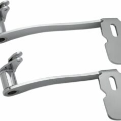 EXTENDED BRAKE PEDAL FOR TOURING & TRIKE WITHOUT LOWERS CHROME