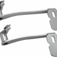 EXTENDED BRAKE PEDAL FOR TOURING & TRIKE WITH LOWERS CHROME