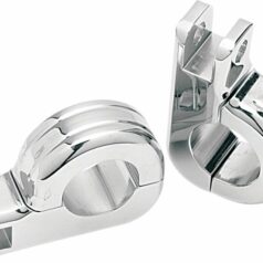 TWO-PIECE FOOTPEG CLAMP 1.25" CHROME