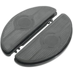 HALF-MOON FLOORBOARDS W/ VIBRATION INSERTS BLACK