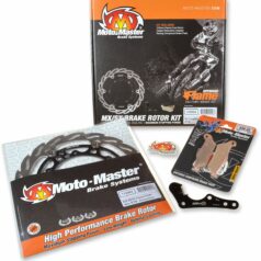 BRAKE KIT FLAME FLOATING DISC 270 MM, BRAKE PADS, RELOCATE BRACKET