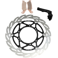 BRAKE KIT FLAME FLOATING DISC 270 MM, BRAKE PADS, RELOCATE BRACKET
