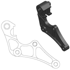 BRAKE CALIPER RELOCATION BRACKET SM STREET 320mm