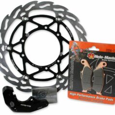 BRAKE KIT OFFROAD FLOATING FLAME 260mm, BRAKE PADS, RELOCATION BRACKET
