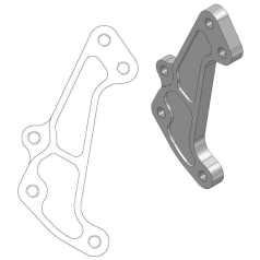 BRAKE CALIPER RELOCATION BRACKET SUPERMOTO 320mm