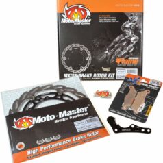 BRAKE KIT FLAME FLOATING ROTOR 270 MM, BRAKE PADS, RELOCATE BRACKET