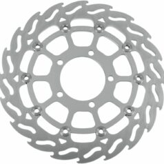 BRAKE ROTOR FLOATING FLAME FLAMED BLACK