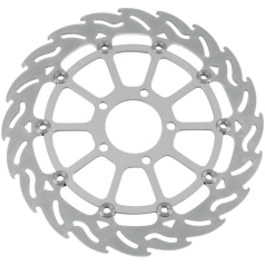 BRAKE ROTOR FLOATING FLAME FLAMED BLACK