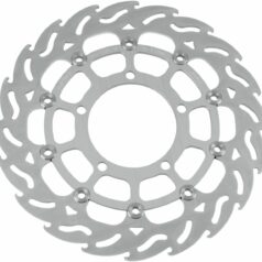 BRAKE ROTOR FLOATING FLAME FLAMED BLACK