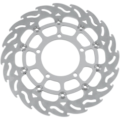 BRAKE ROTOR FLOATING FLAME FLAMED BLACK