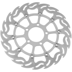 BRAKE ROTOR FLOATING FLAME FLAMED BLACK