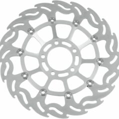 BRAKE ROTOR FLOATING FLAME FLAMED BLACK