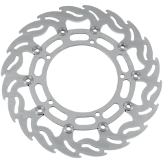 BRAKE ROTOR FLOATING FLAME FLAMED BLACK