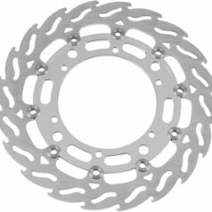 BRAKE ROTOR FLOATING FLAME FLAMED BLACK