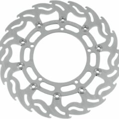 BRAKE ROTOR FLOATING FLAME FLAMED BLACK