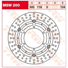 BRAKE ROTOR FLOATING STANDARD-DESIGN