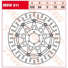 BRAKE ROTOR FLOATING STANDARD-DESIGN