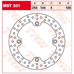 BRAKE ROTOR ROUND FIXED 256 FRONT